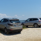 Hyundai Doppel am Strand bei Nin